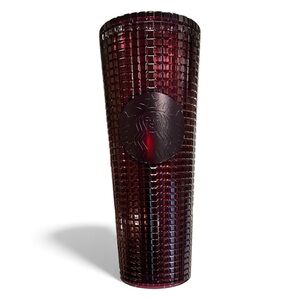 Starbucks Holiday Berry Plum Disco Studded Tumbler 24 Ounce NO STRAW